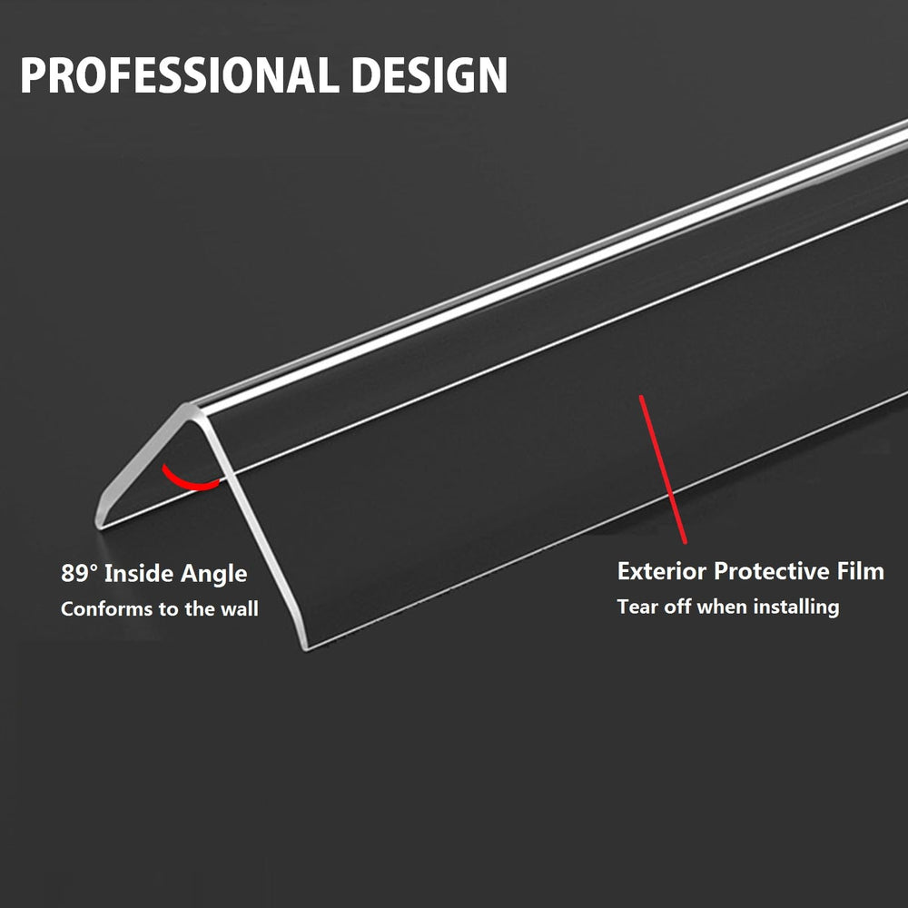 Apoctsddo 1.57-inch wide corner guard fits snugly to walls