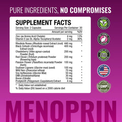 Day and night formula pairing shows round-the-clock menopause support.