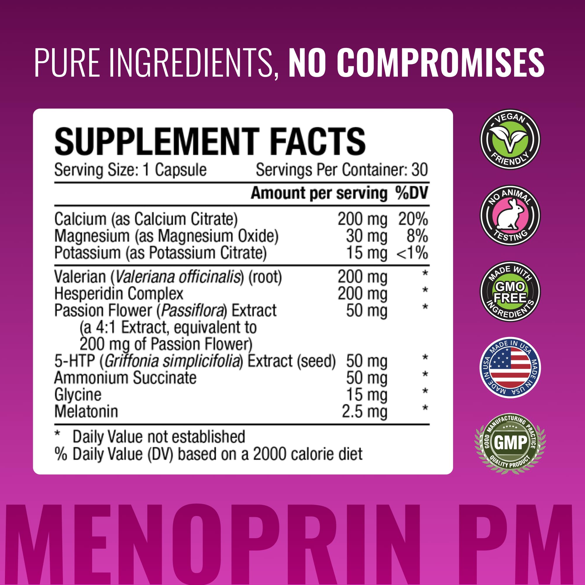 Close-up of Protykin and key nutrients on Menoprin packaging.