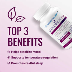Approved Science Menoprin PM day/night pack showing comprehensive coverage