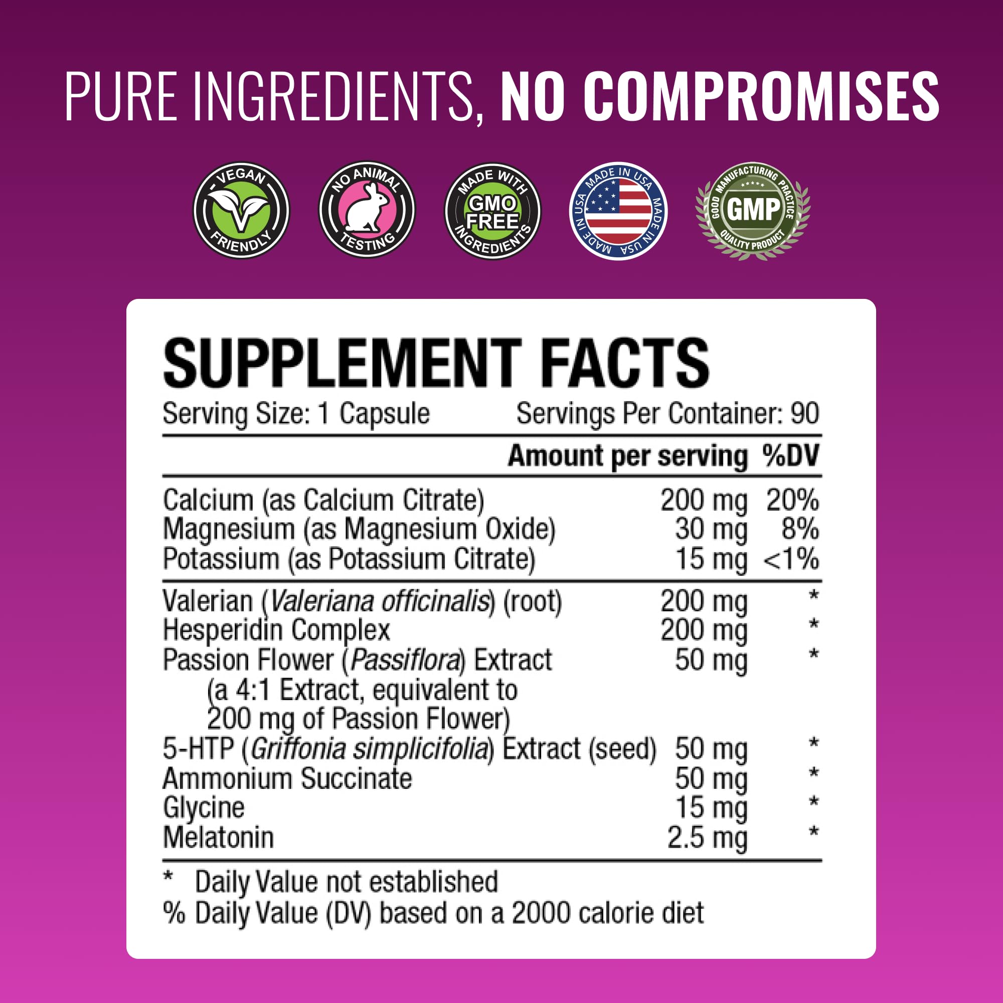 Approved Science Menoprin PM valerian root ingredient focus suggests calming evening support