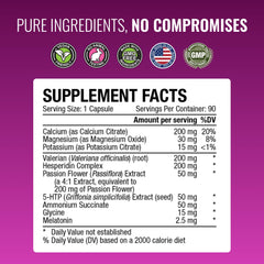 Approved Science Menoprin PM valerian root ingredient focus suggests calming evening support
