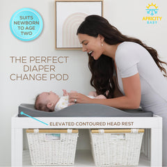 Apricity Baby diaper changing pad extra-large surface grows with your child 31-5x19-7