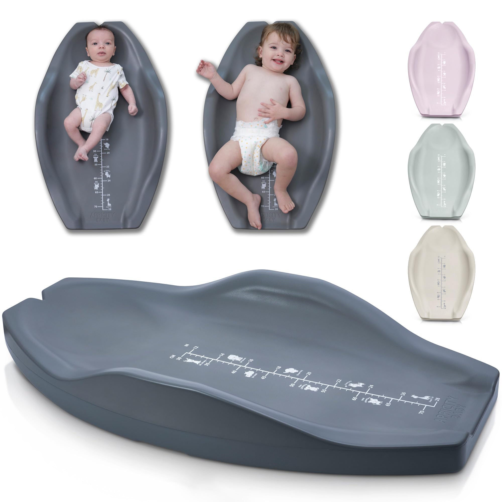 Apricity Baby diaper changing pad wipe-clean foam surface enables quick mess cleanup