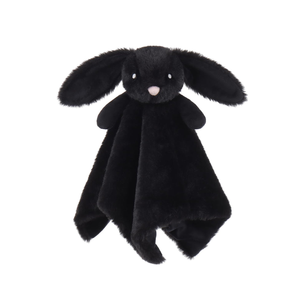 Apricot Lamb Black Bunny blanket front view for cozy bedtime cuddling.
