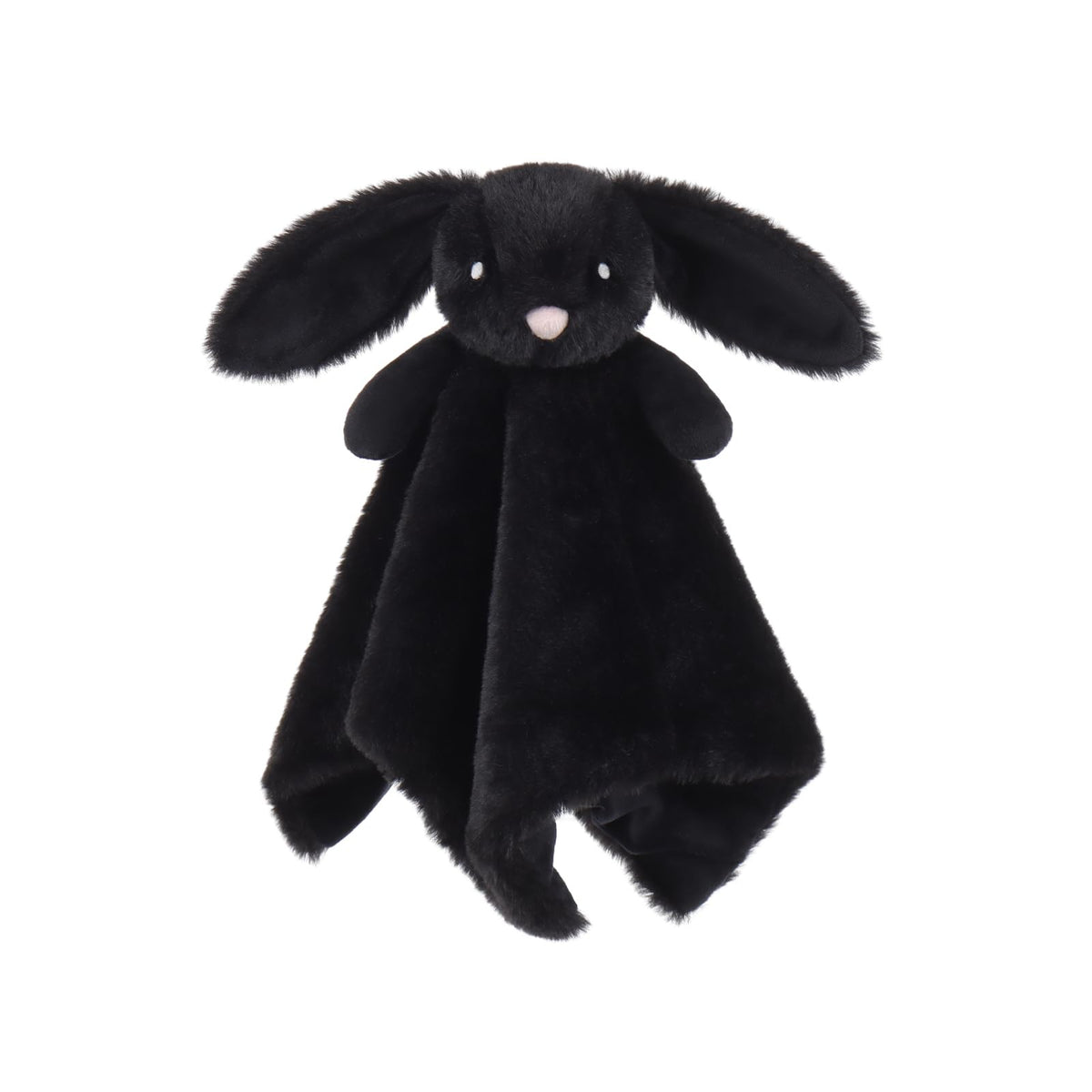 Apricot Lamb Black Bunny blanket front view for cozy bedtime cuddling.