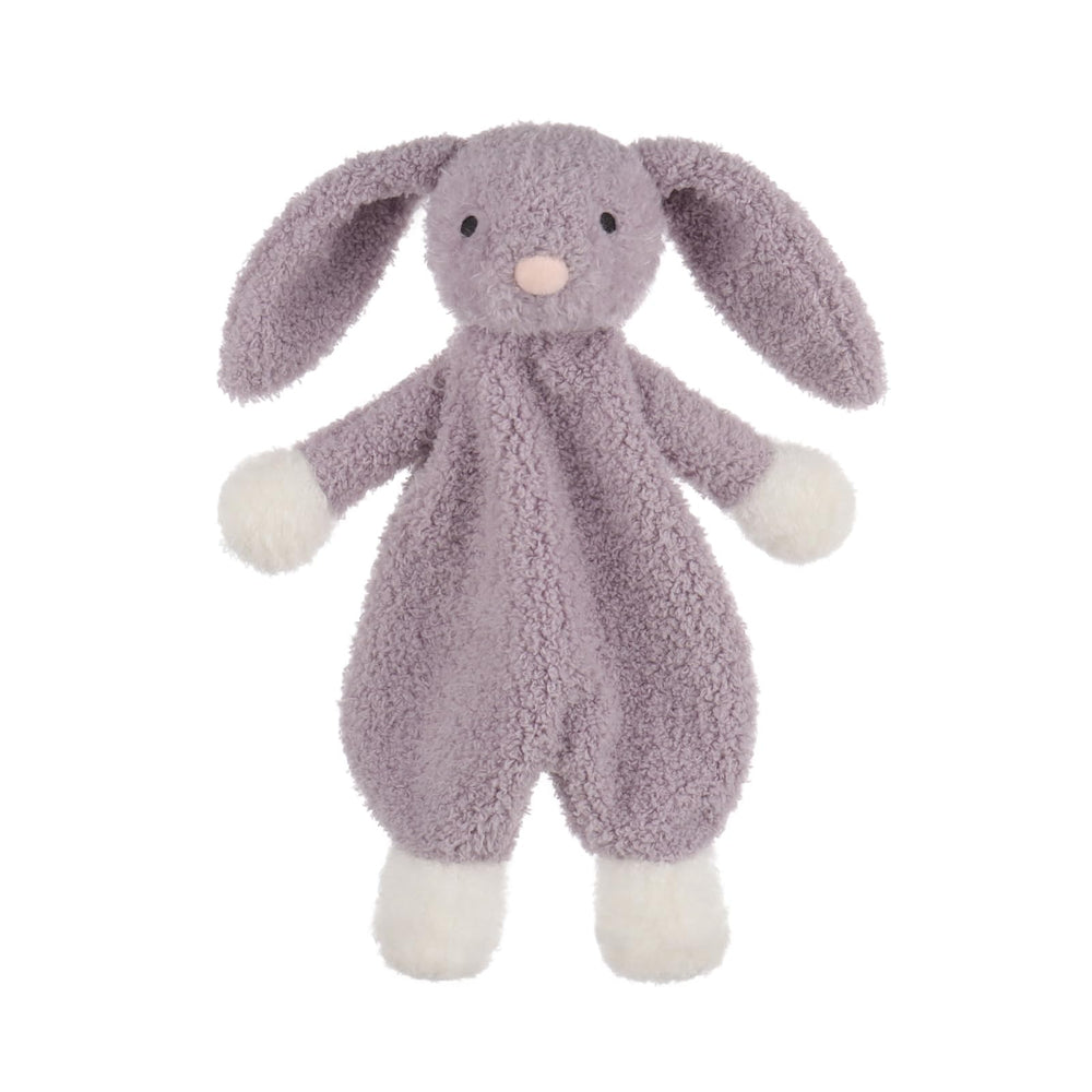 Apricot Lamb Bunny Snuggler closeup of soft plush fabric for baby comfort.