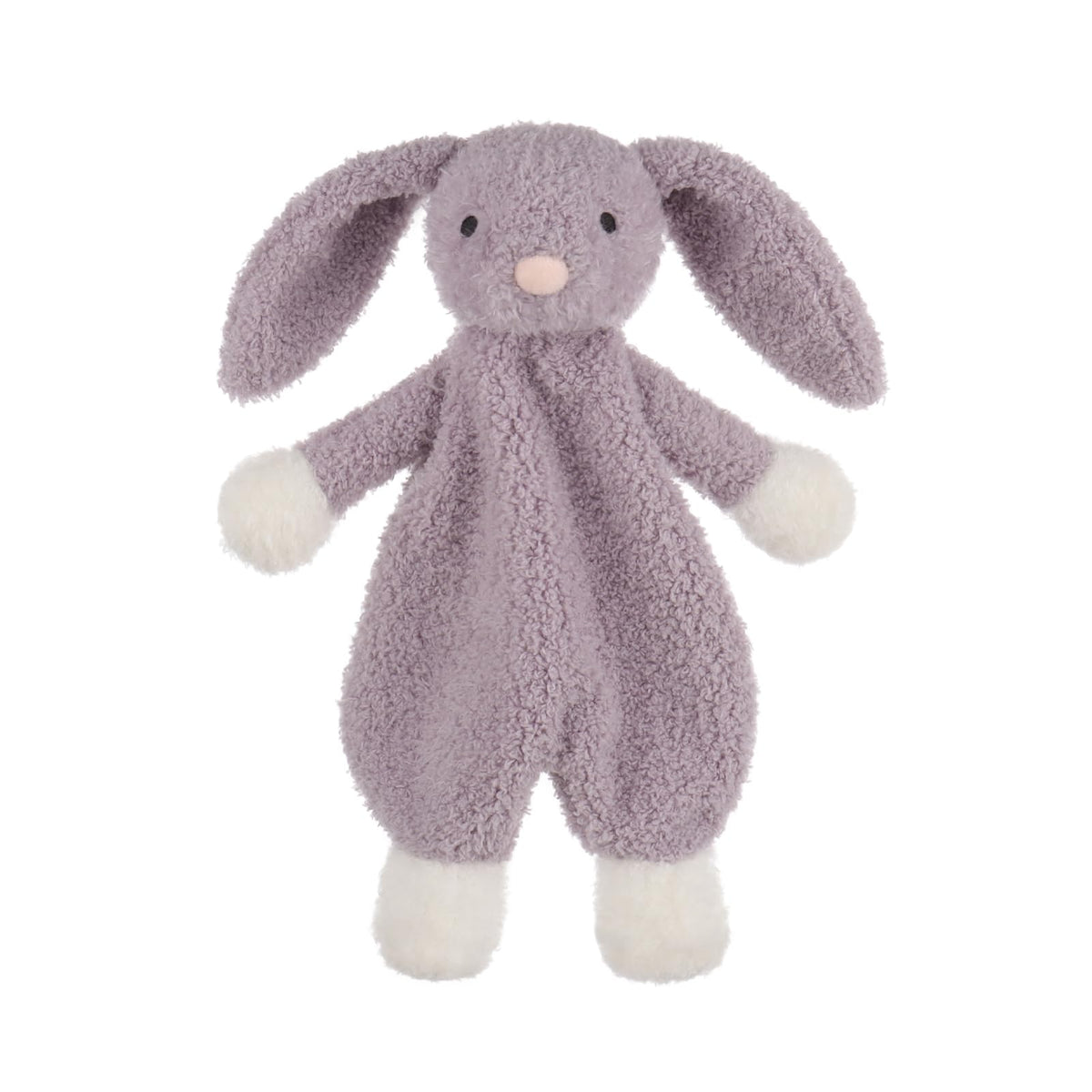 Apricot Lamb Bunny Snuggler closeup of soft plush fabric for baby comfort.