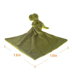 Apricot Lamb dinosaur lovey in nursery decor setting, versatile comfort accessory