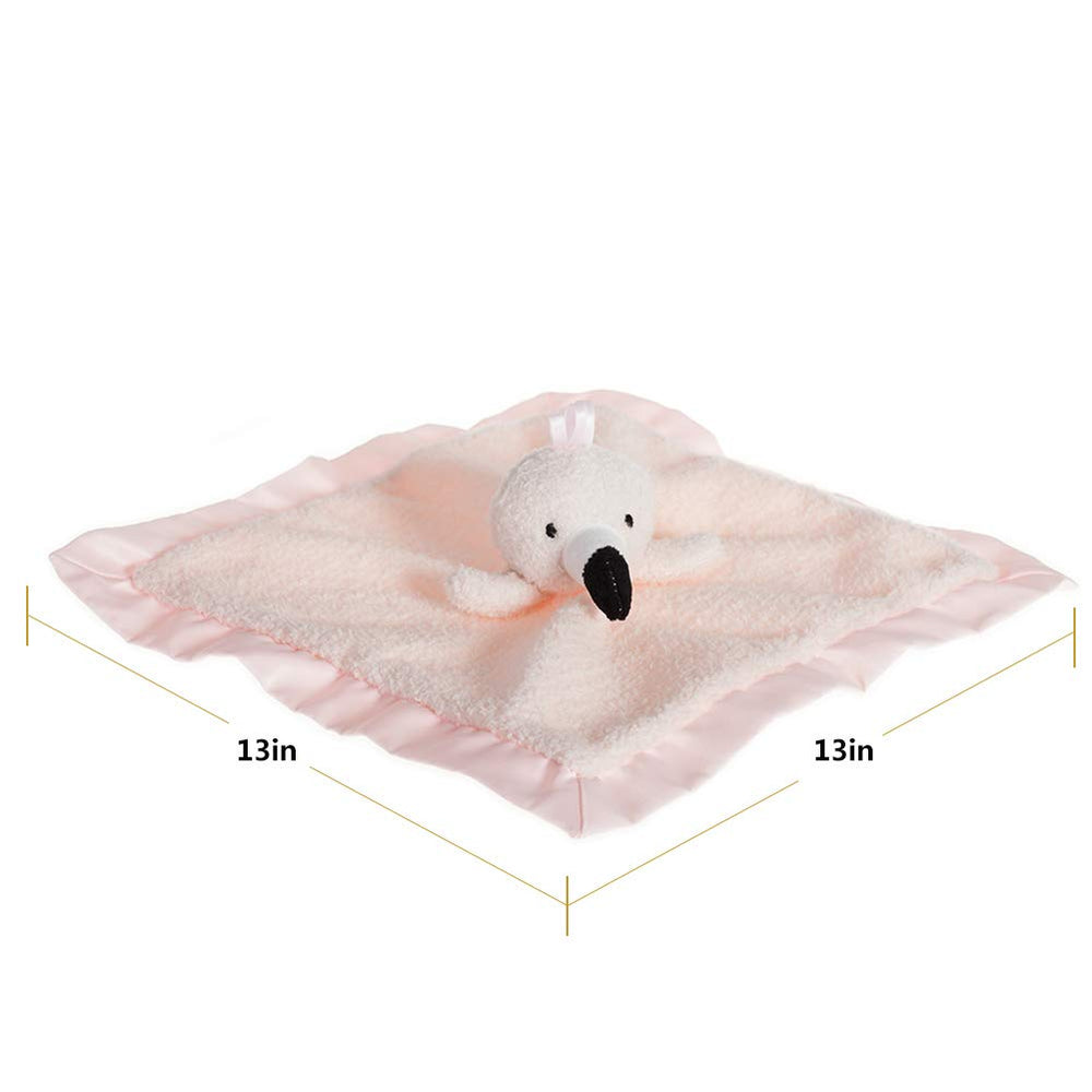 Apricot Lamb Flamingo lovey machine-washable, easy-clean for busy households.