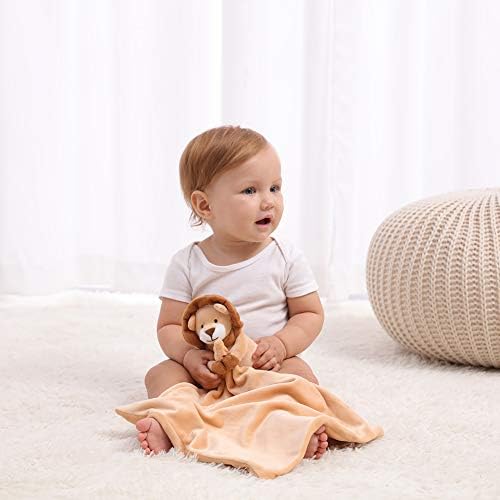 Apricot Lamb infant nursery toy helps soothe during snuggle time.