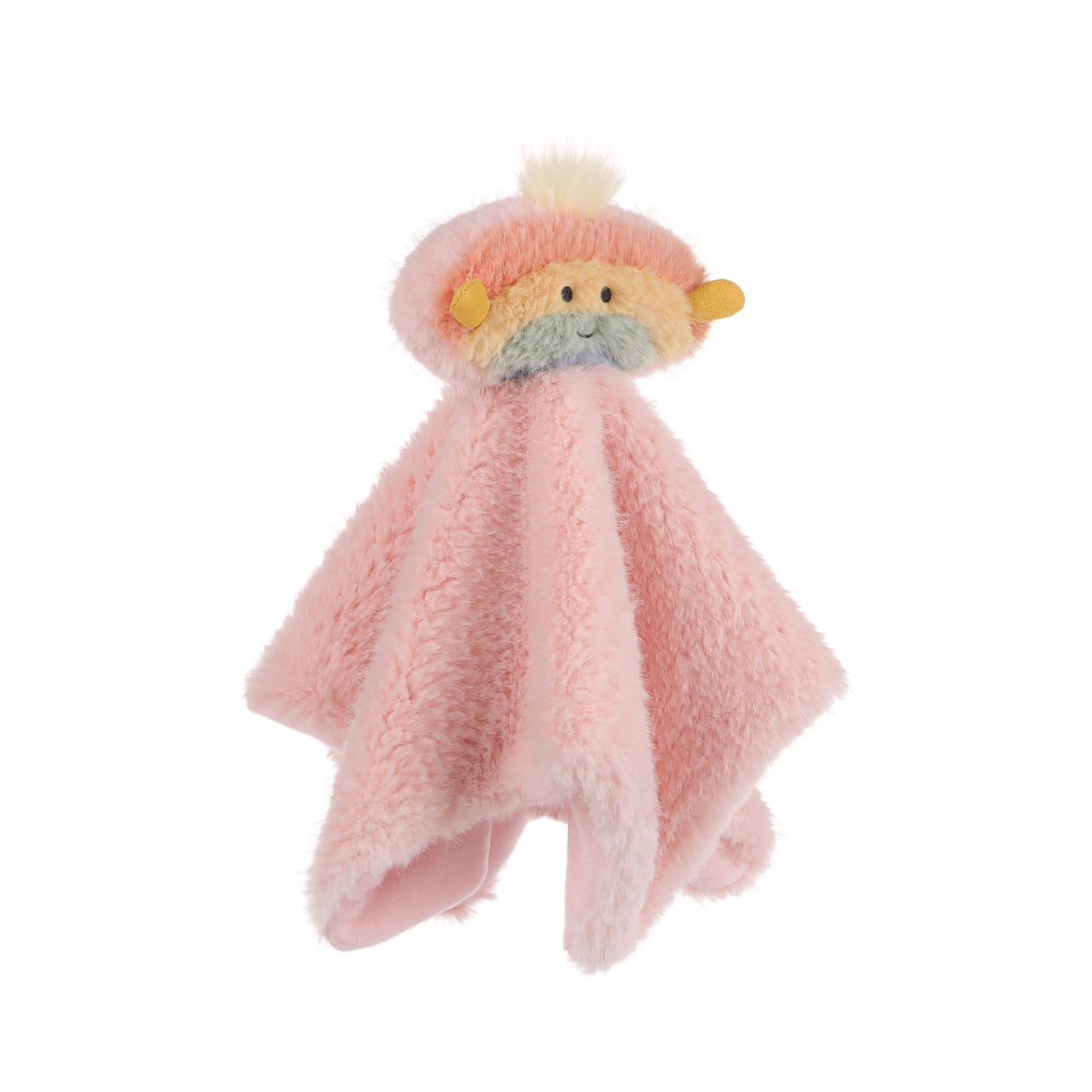 Apricot Lamb lovey 14-inch square size for easy gripping.