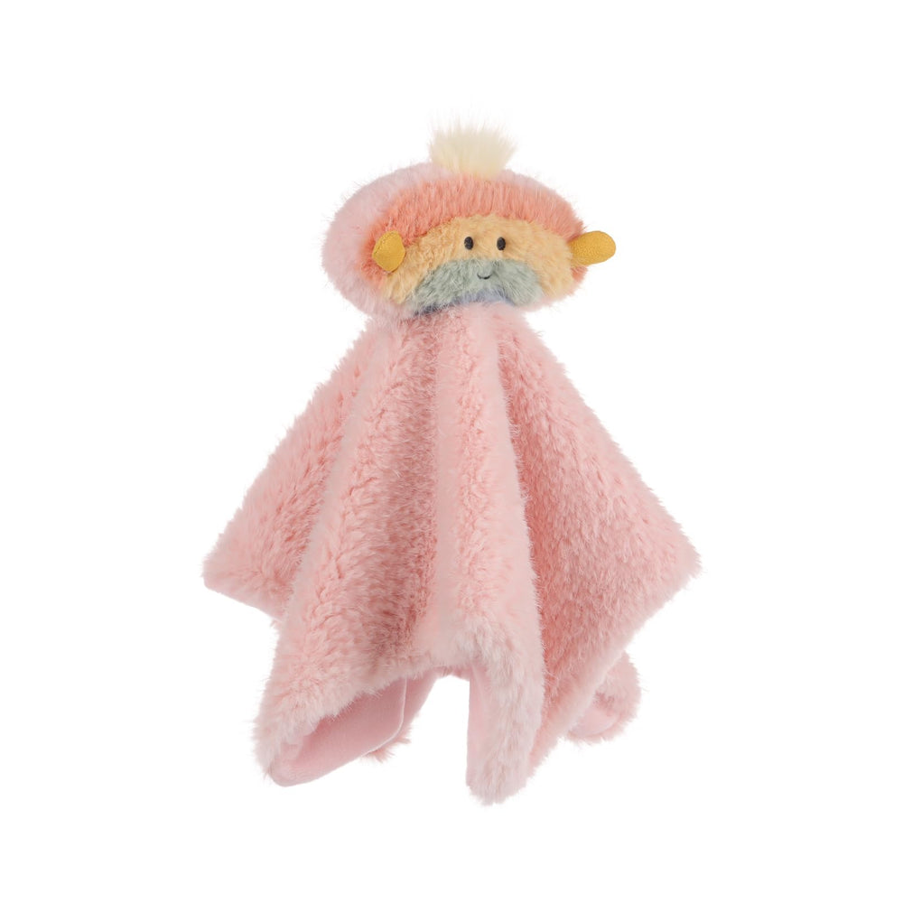 Apricot Lamb lovey 14-inch square size for easy gripping.
