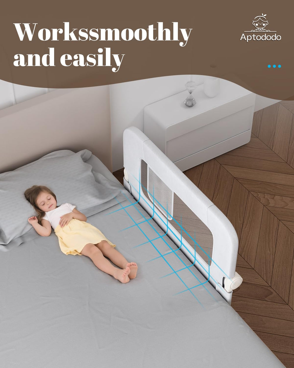 Easy-tool-free installation guided by QR video for quick setup.