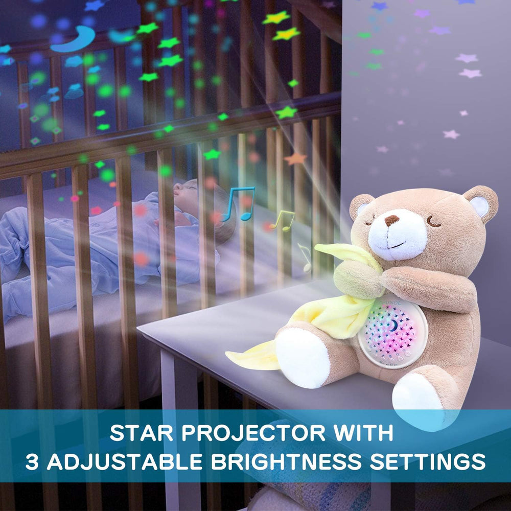 APUNOL Baby Sleep Soother auto-off timer showing 15, 30, and 60 minute options.