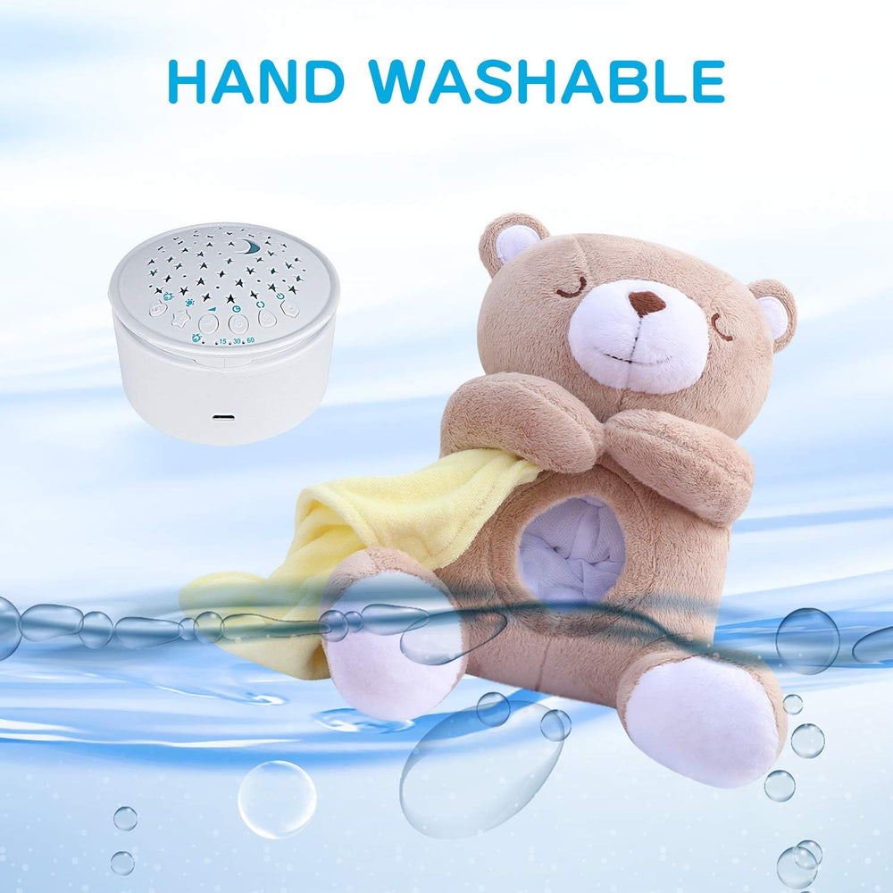 APUNOL Baby Sleep Soother rechargeable USB power for travel use.