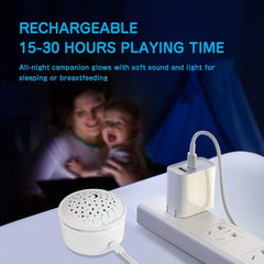 APUNOL Baby Sleep Soother soft night light cover providing a dim ambience.