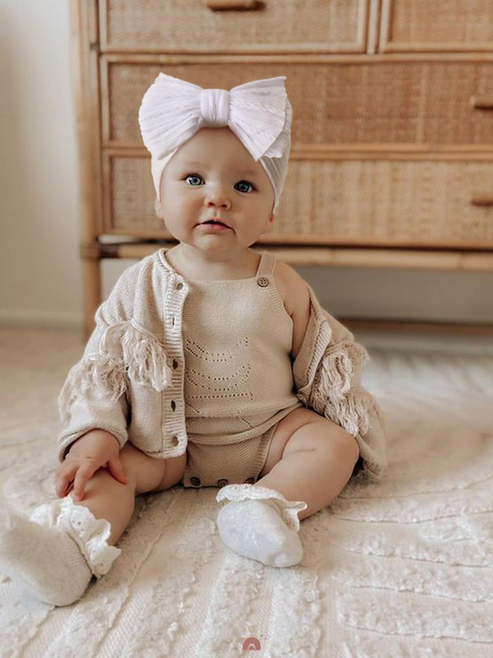 AQOKKA baby bows headband ideal for photoshoots and special occasions