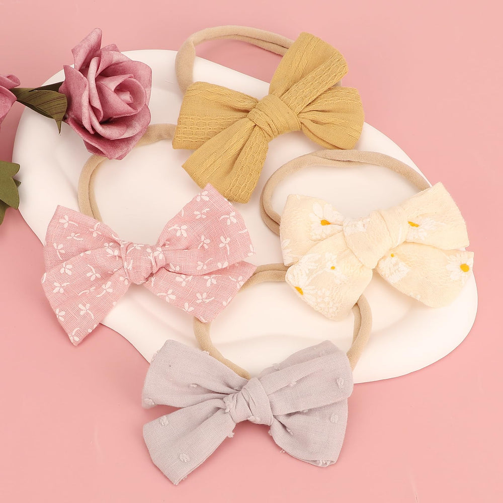 AQOKKA one-size stretchy headband fits infants to children