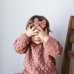 AQOKKA pink butterfly headband adds charming detail to toddler outfits