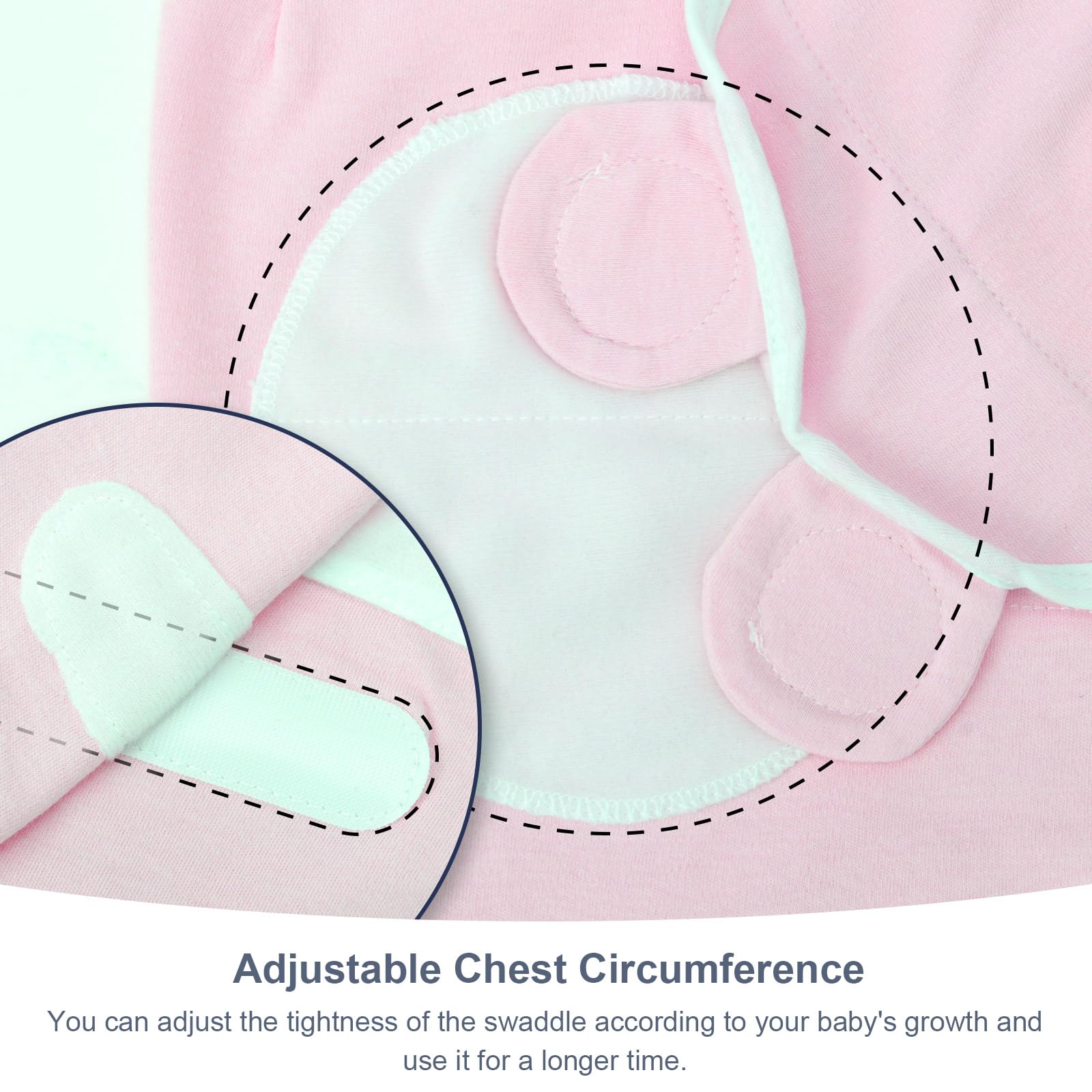 AQOKKA swaddle designed for 0–3 months with durable, skin-friendly material