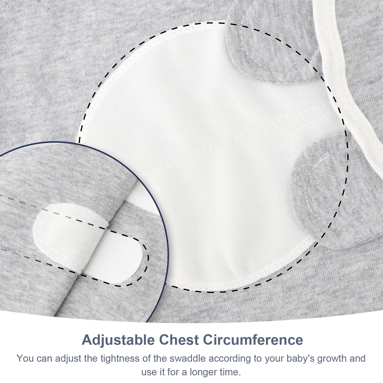 AQOKKA gift-pack featuring three-set newborn swaddles