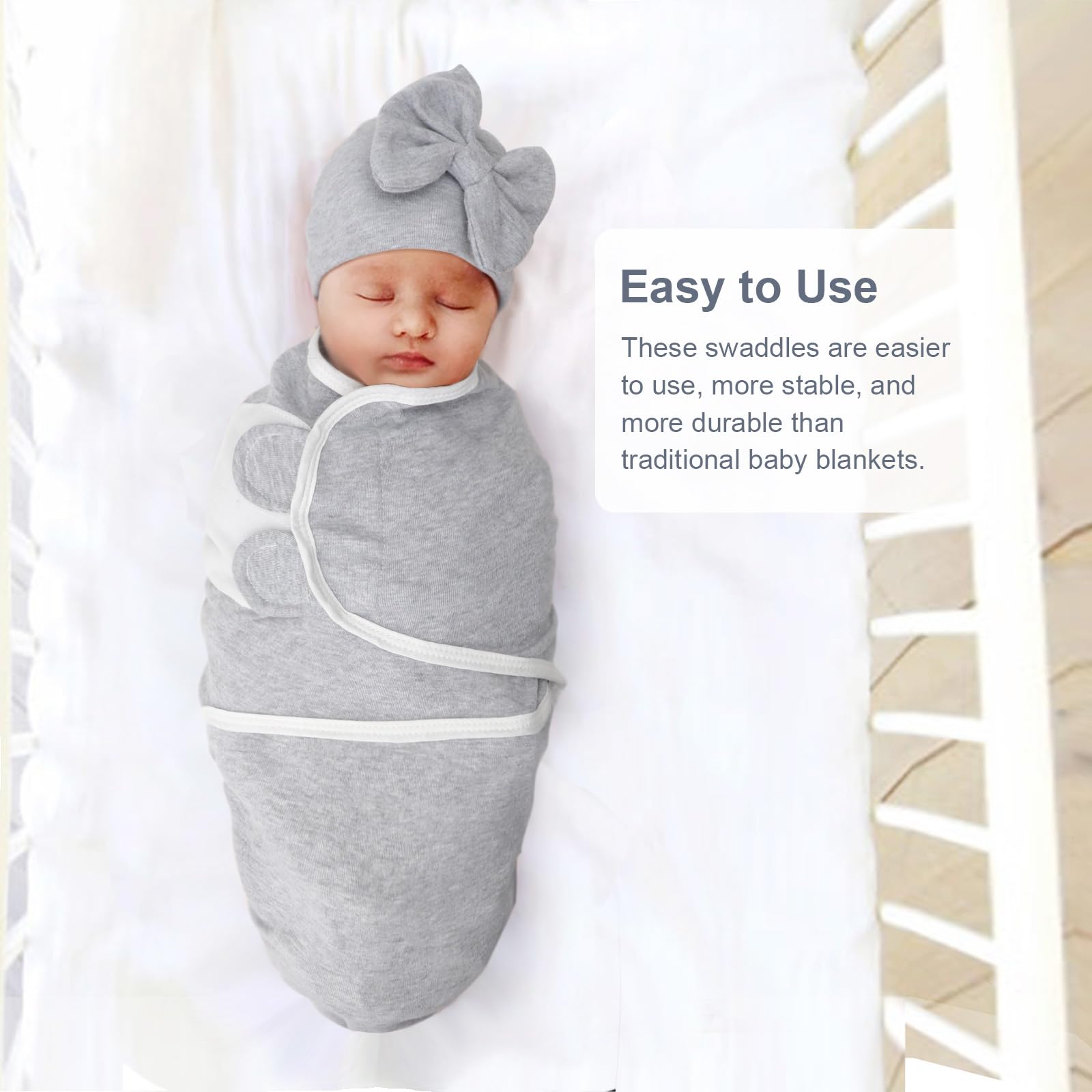 AQOKKA newborn sleep scene in breathable wrap