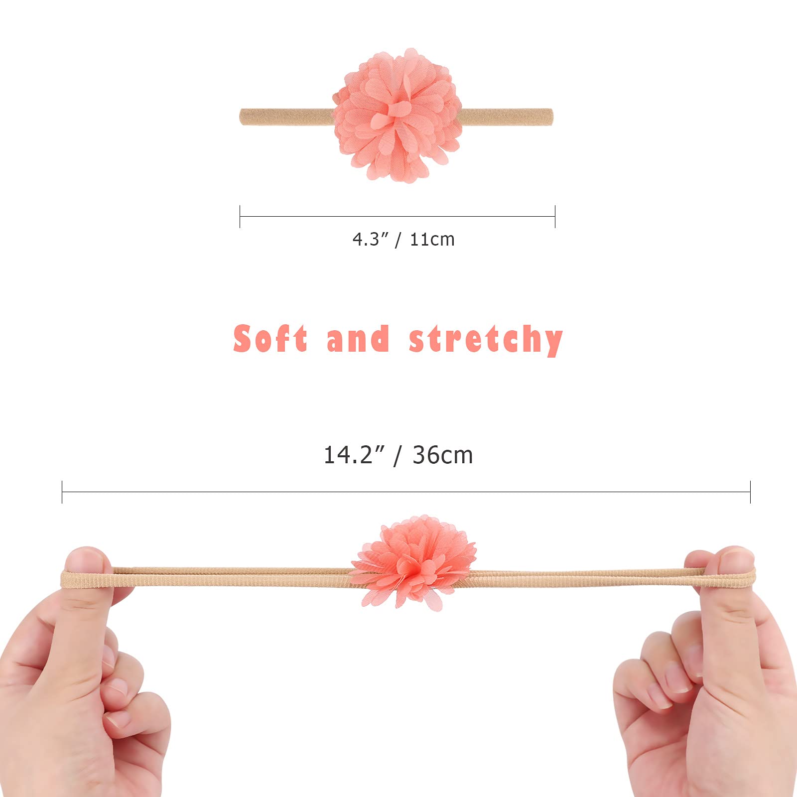 AQOKKA coral-suede-bow headband offers soft texture and easy outfit pairing.