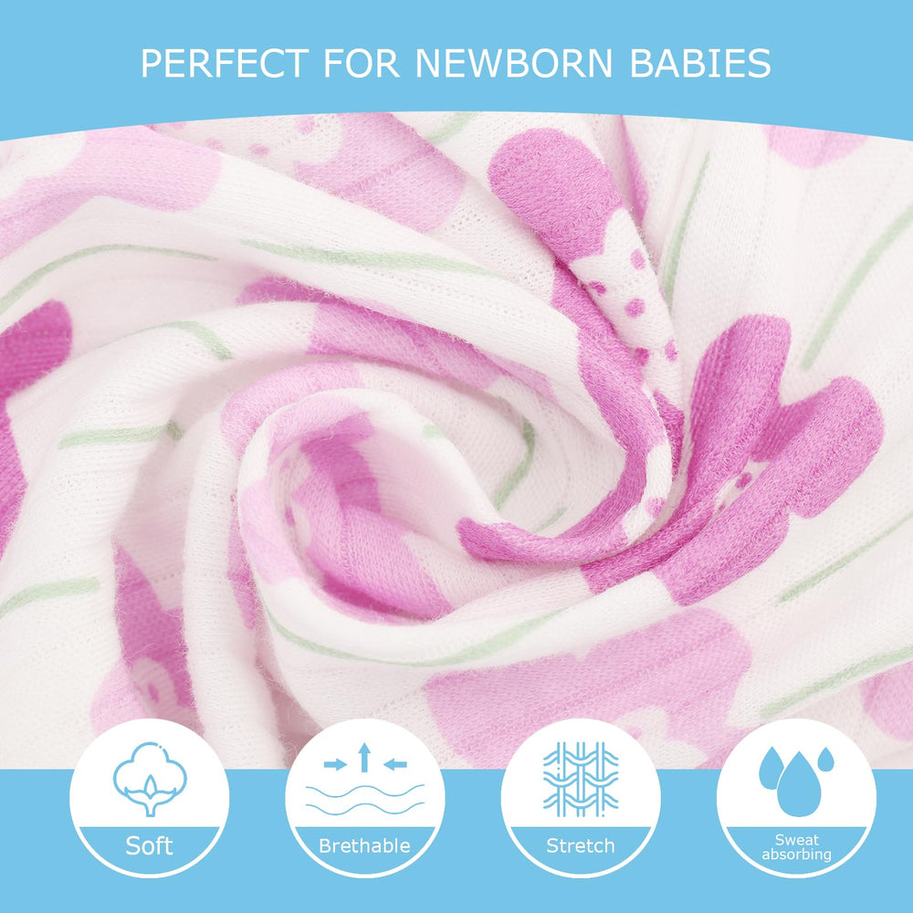 AQOKKA gift-set image presents three-pack swaddles, ideal as a thoughtful gift.