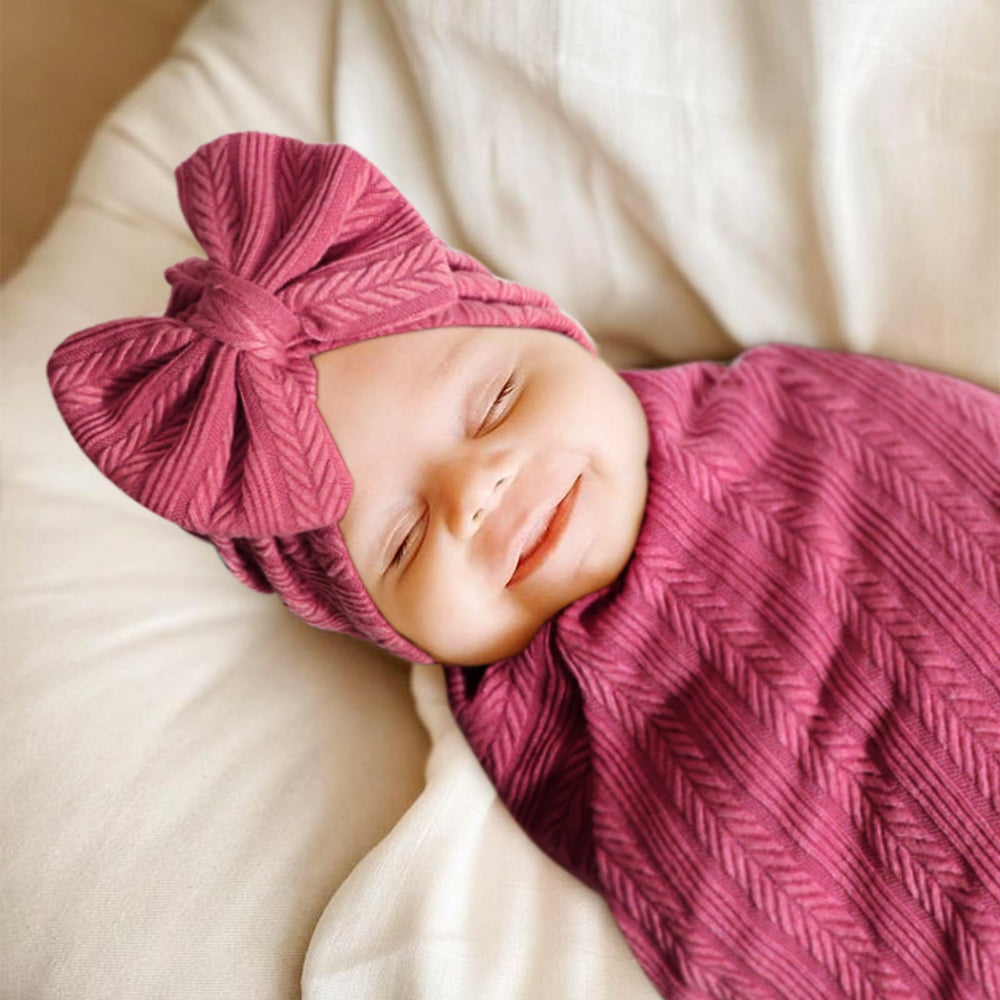 AQOKKA soft headband offers adjustable fit for growing heads.