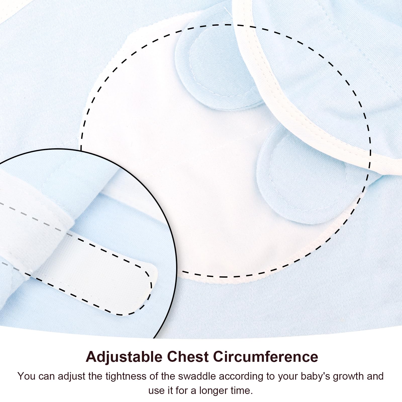 AQOKKA neutral color swaddle options fit any nursery decor