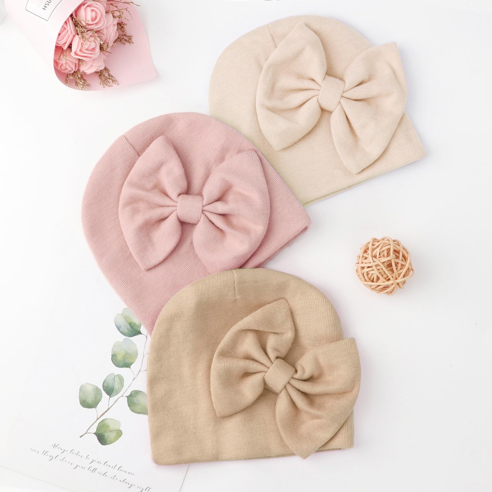 AQOKKA newborn 0-3 months size supports secure sleep with gentle swaddling.