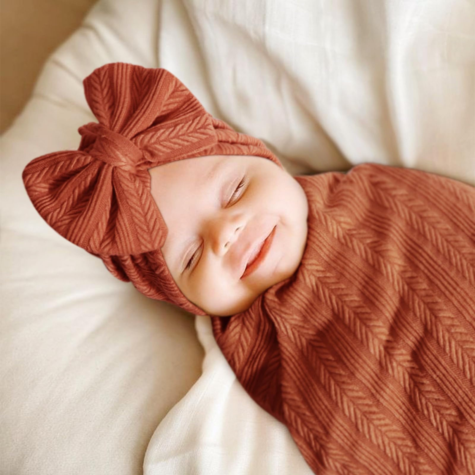 AQOKKA soft breathable fabric feels light against baby skin