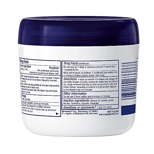 Aquaphor Baby Healing Ointment fragrance-free formula ideal for sensitive skin