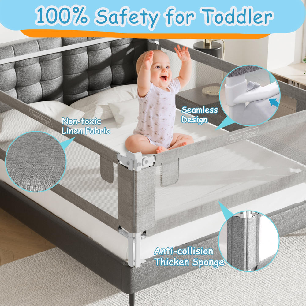 AquaVogue single/double-side lift rail with safety lock