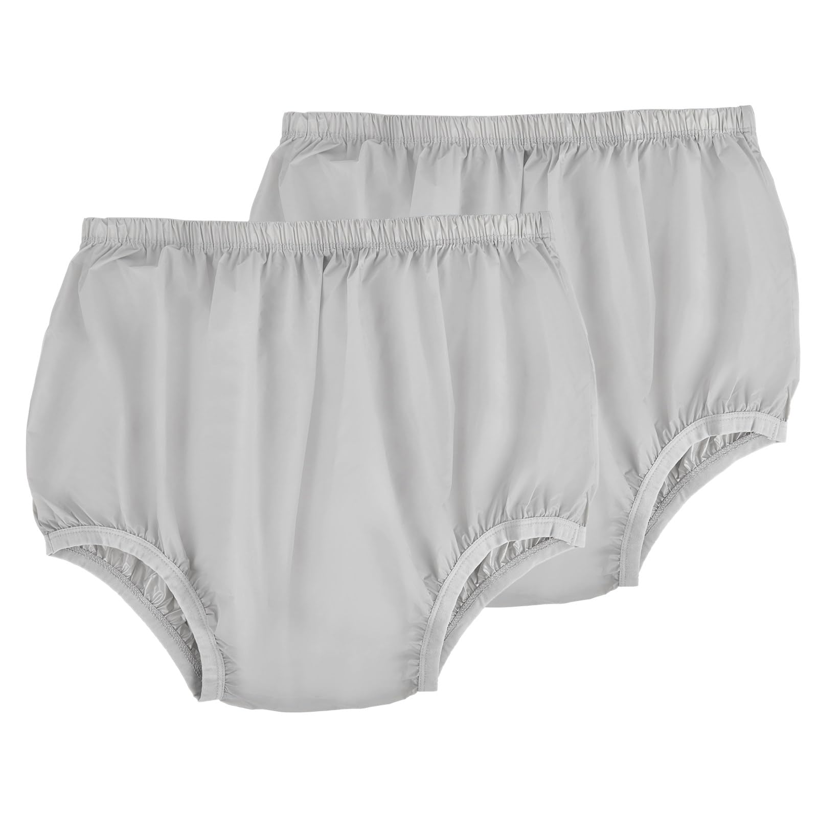 AQX leakproof underwear XL grey close-up of translucent fabric for discreet wear.