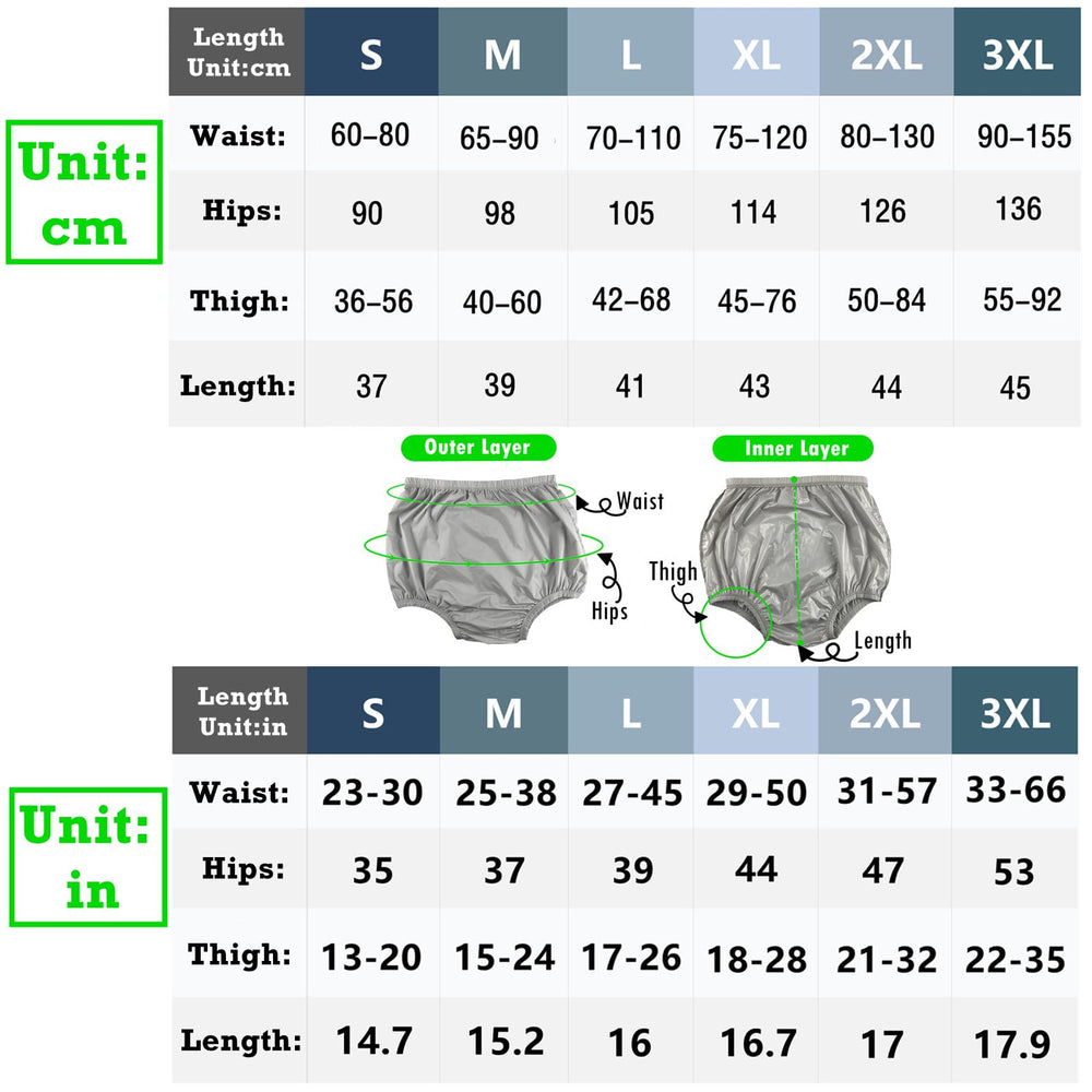 AQX leakproof underwear XL grey night-use scenario for comfort and privacy.