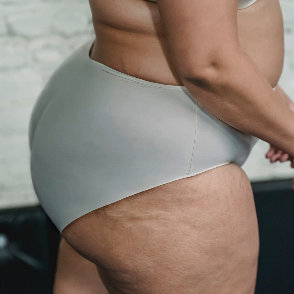 AQX leakproof underwear XL grey worn under clothes for private, confident daily use.