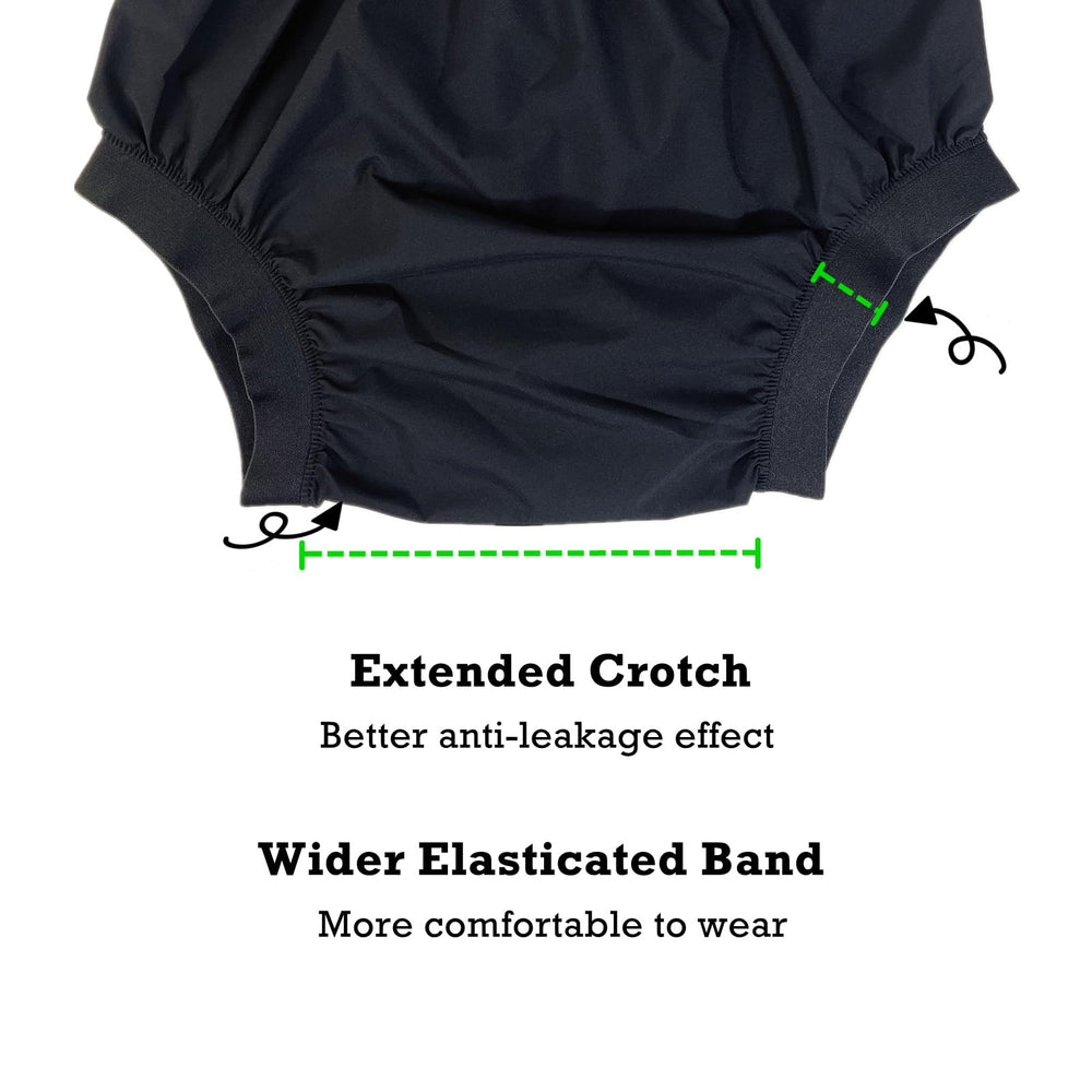 AQX machine-washable diaper covers shown for easy care.