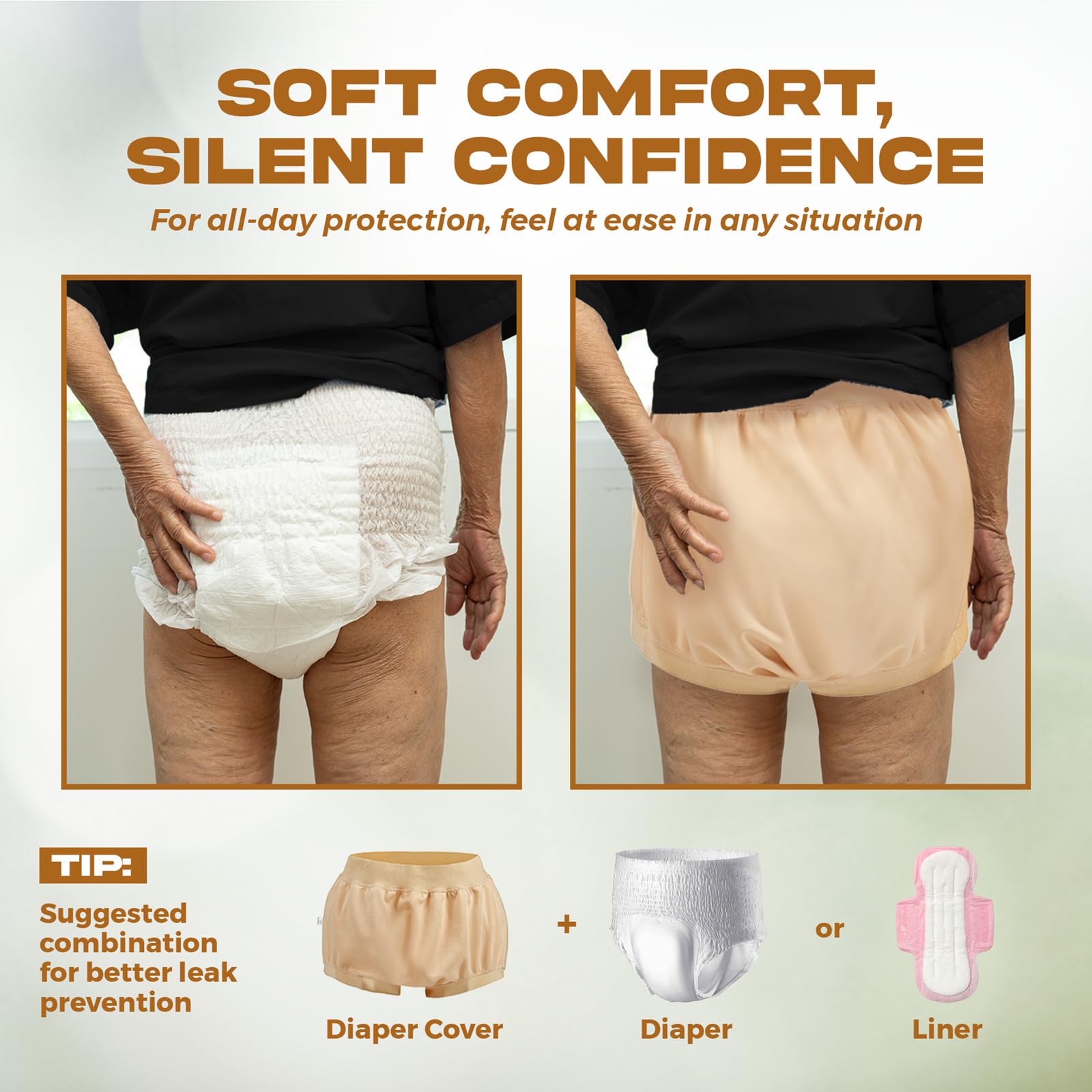AQX versatile plastic pants suitable for nighttime use, travel, and daily activities.