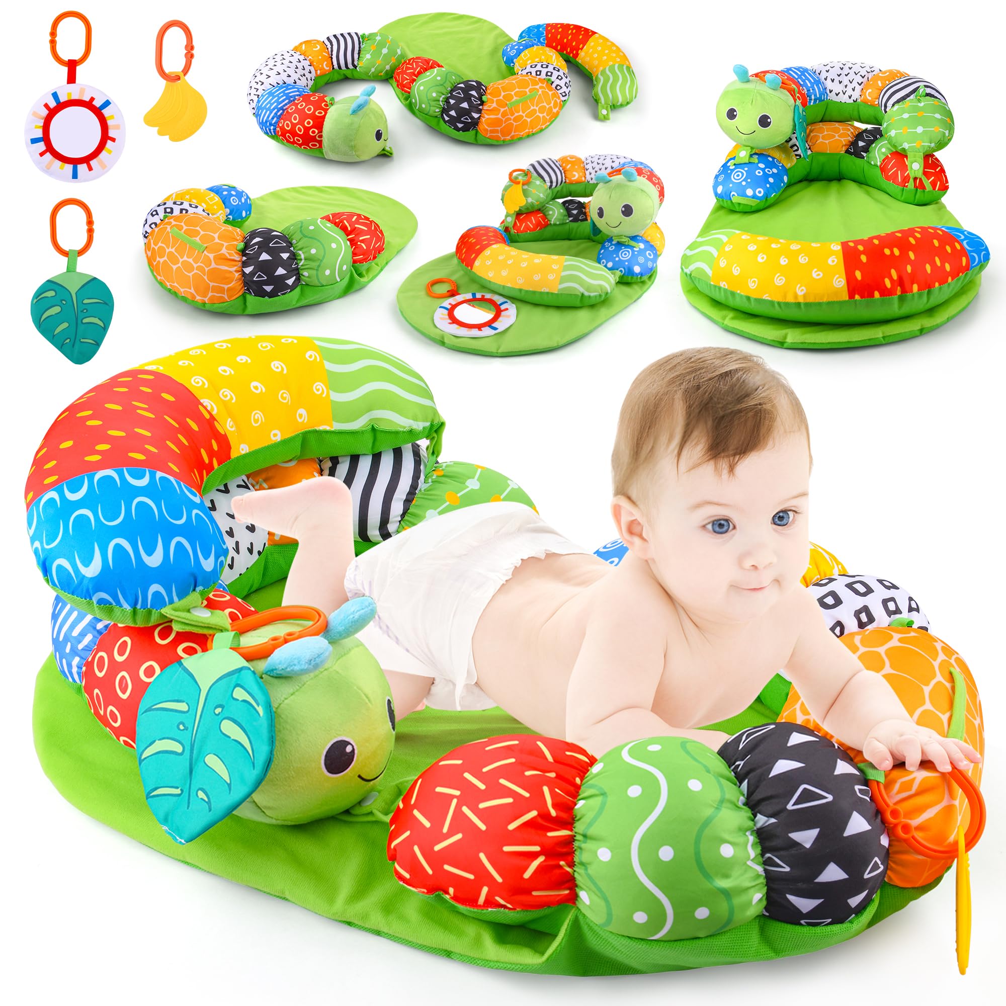 ARANEE 2-in-1 tummy time mat promotes early movement and exploration.