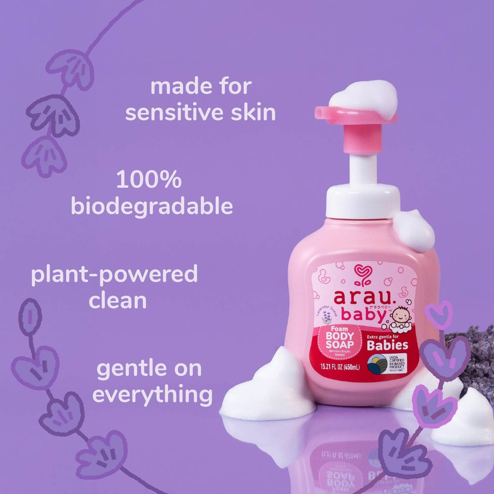 Arau Baby gentle-cleanse formula for delicate skin