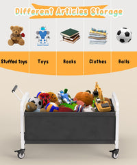 Ardier 80L toy box sturdy steel frame providing strong support