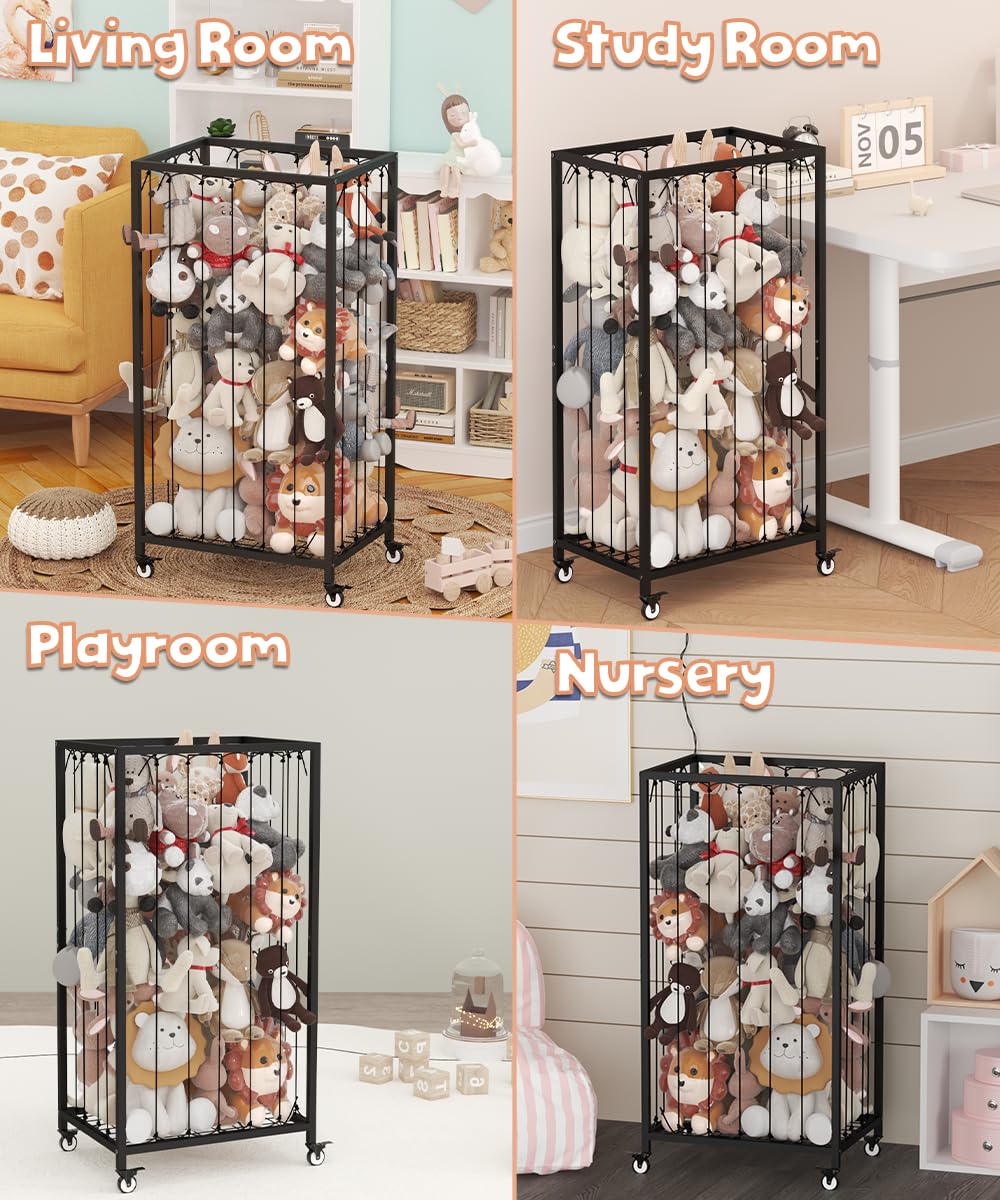 Ardier decorative storage rack ideal for plush toys and blankets.
