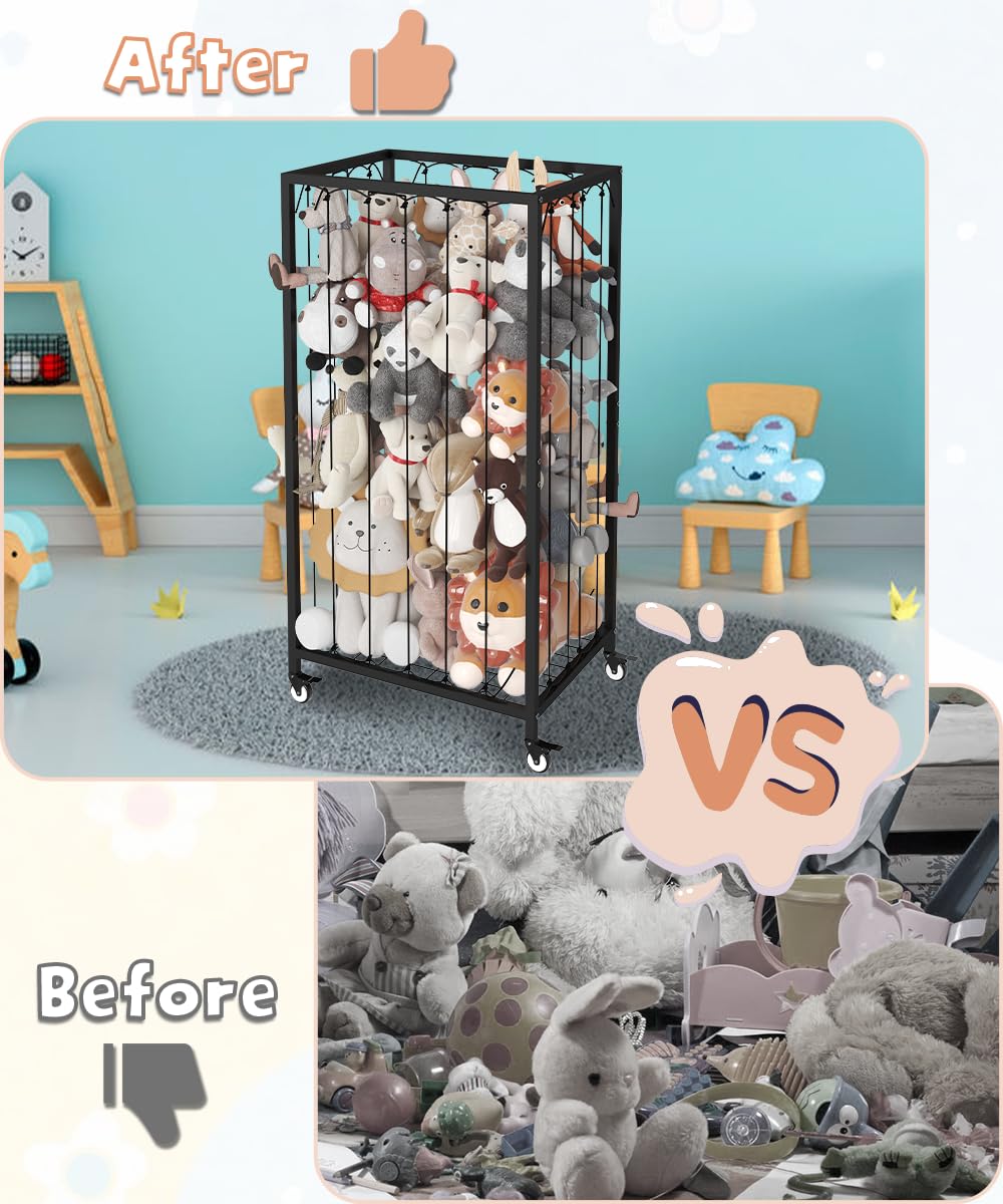 Ardier elastic rope design securely holds toys in place.