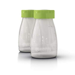 Ardo breast milk storage bottle with 150 ml markings, BPA-free and ready for pumping