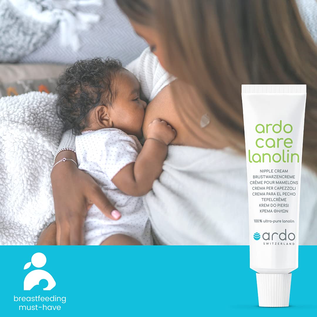 ARDO Care Lanolin Nipple Cream versatile tube display for dry skin areas.