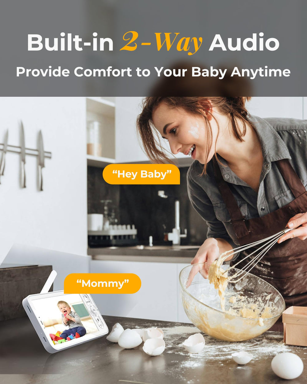 ARENTI lullabies create soothing sounds to help soothe baby.