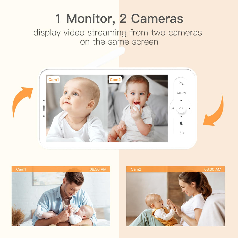 ARENTI ergonomic handheld monitor ideal for use around the home.
