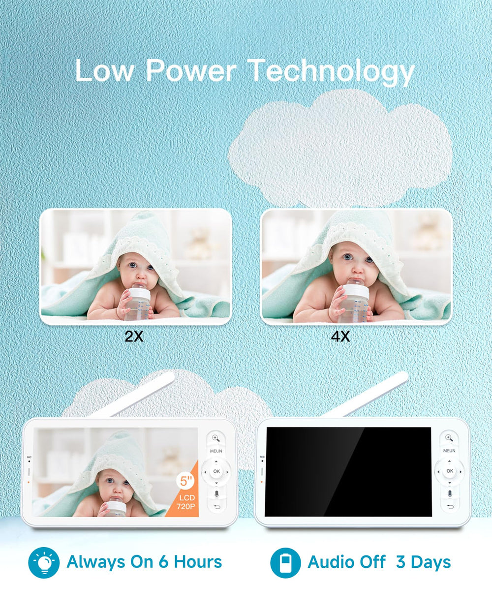 ARENTI temperature and humidity sensor monitors room climate.